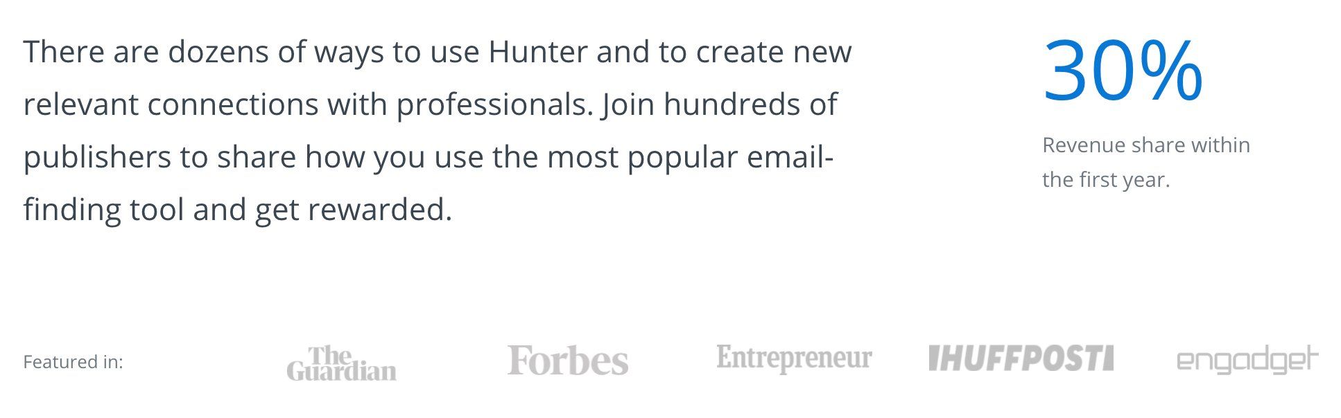 Hunter.io Affiliate Program