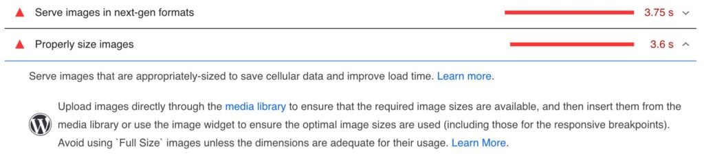 PageSpeed Insights 2022 02 07 11 34 52 - Announcing: Automated Image Resizing for WordPress - Automated Image Resizing for WordPress