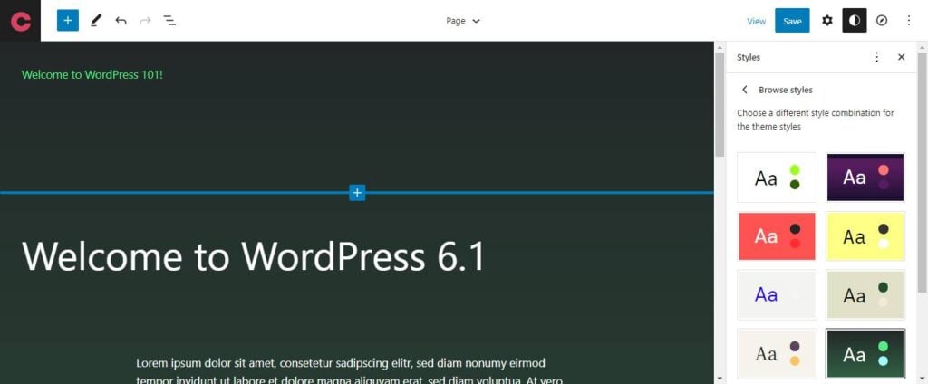 Fluid typography now available in WordPress 6.1