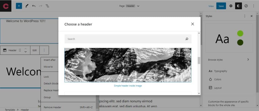 wordpress 6 1 header styles - WordPress 6.1 - New Features (And What We Should Expect) - WordPress 6.1