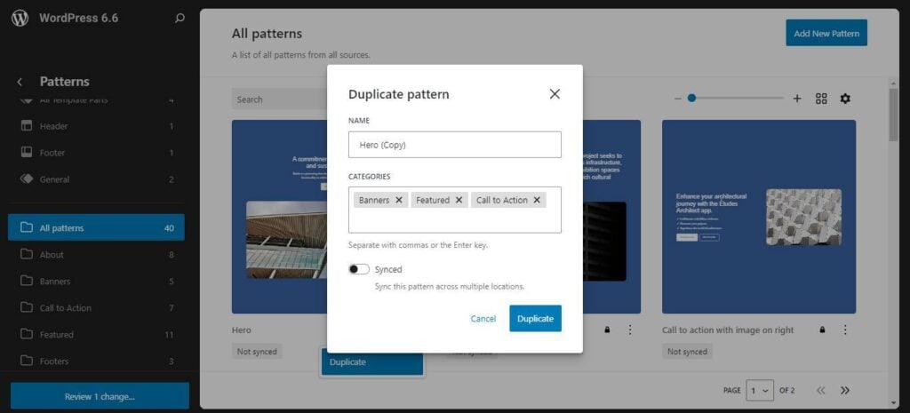 WordPress 6.6 - New Features in the Site Editor