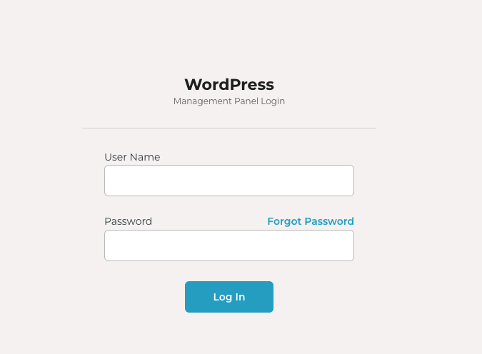 Once the invitation has been accepted, site users will be able to login to the white-label control panel