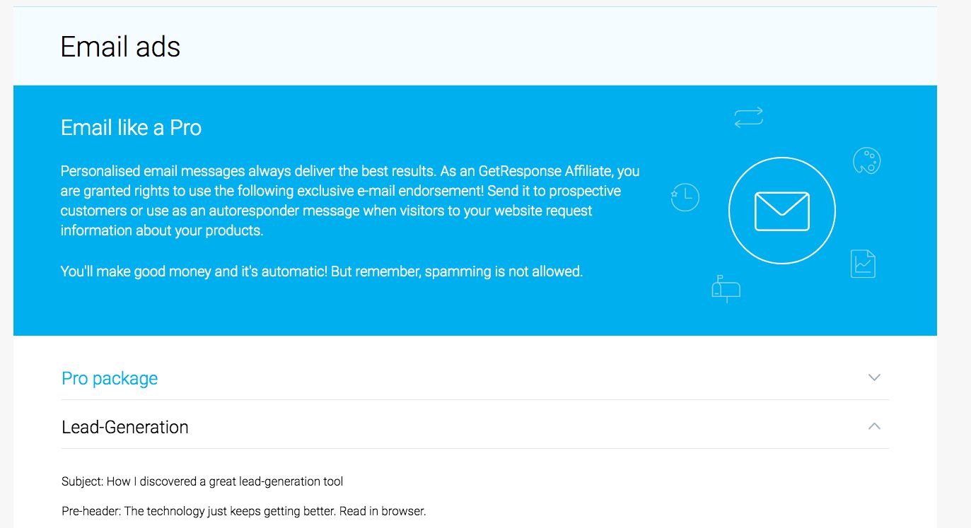 GetResponse Email Templates - Top 10 Best Affiliate Programs To Monetize Your WordPress Website - Best Affiliate Programs