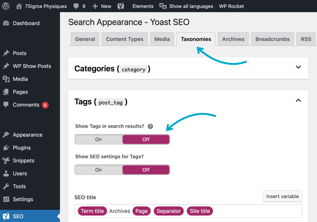 How Yoast can better handle tags properly for optimal SEO