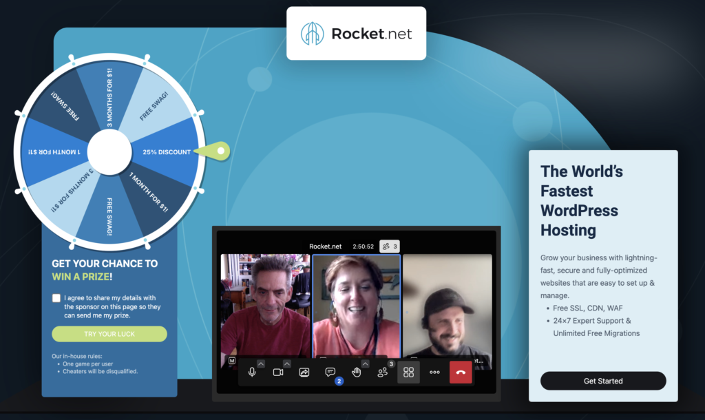 Rocket.net Virtual Booth - 2023 Atarim Agency Summit