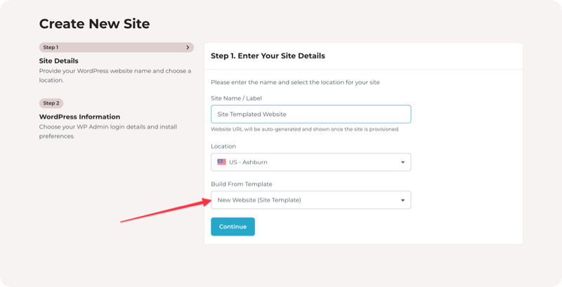 Rocket.net Site Templates
