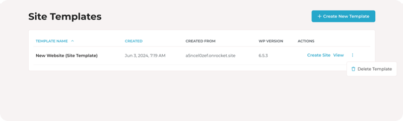 Rocket.net Site Templates