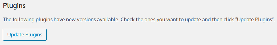 Keep all of your WordPress plugins updated to be safe