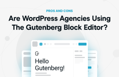 Are Agencies Using The Gutenberg Block Editor?