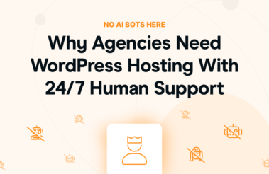 No AI Bots Here: Why Agencies Need WordPress Hosting With 24/7 Human Support