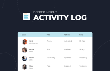 WordPress Activity Logging